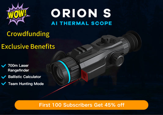 Open a new hunting horizon - Jituhunt Thermal Scope Orion S25 crowdfunding is coming